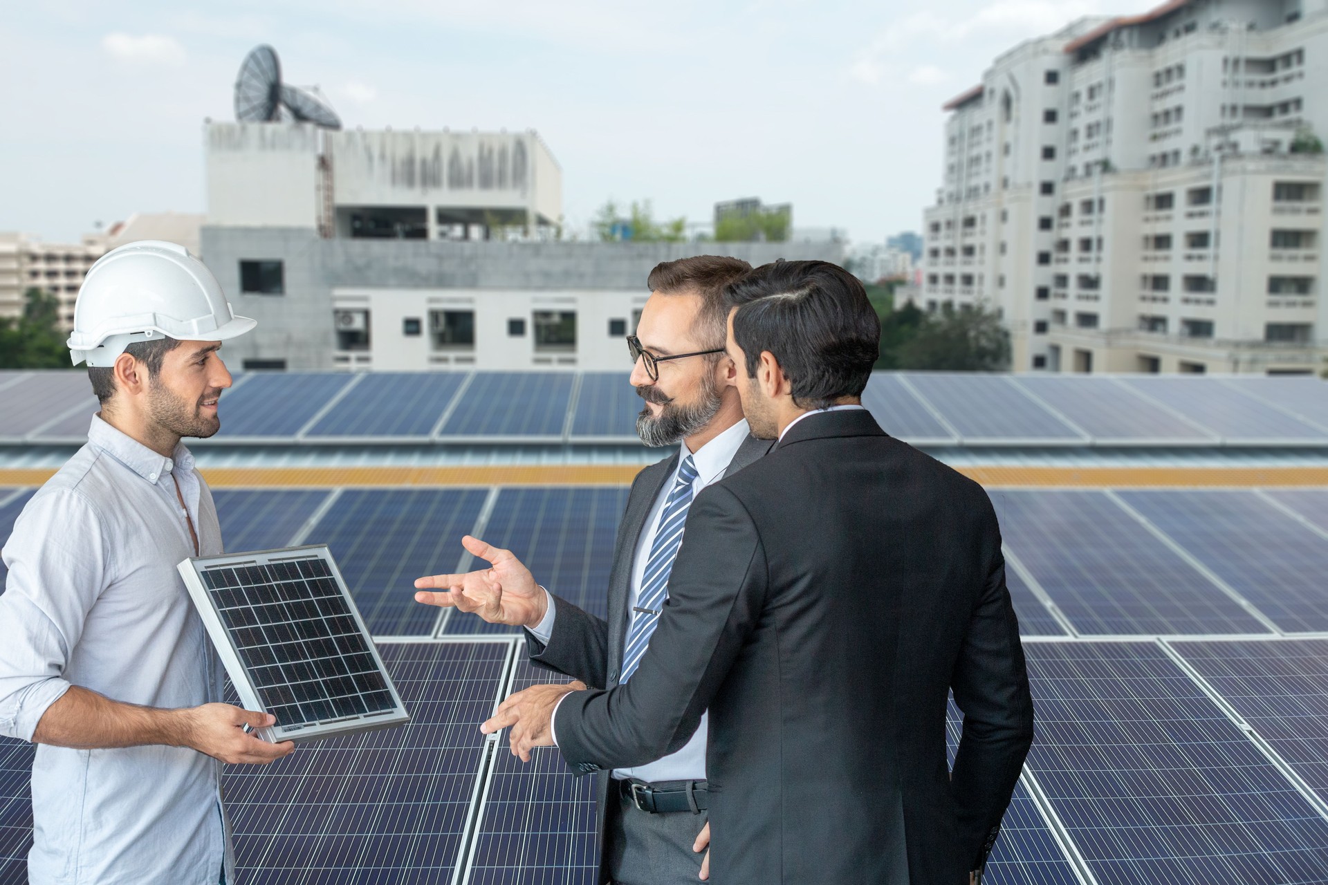 Energía solar en la azotea